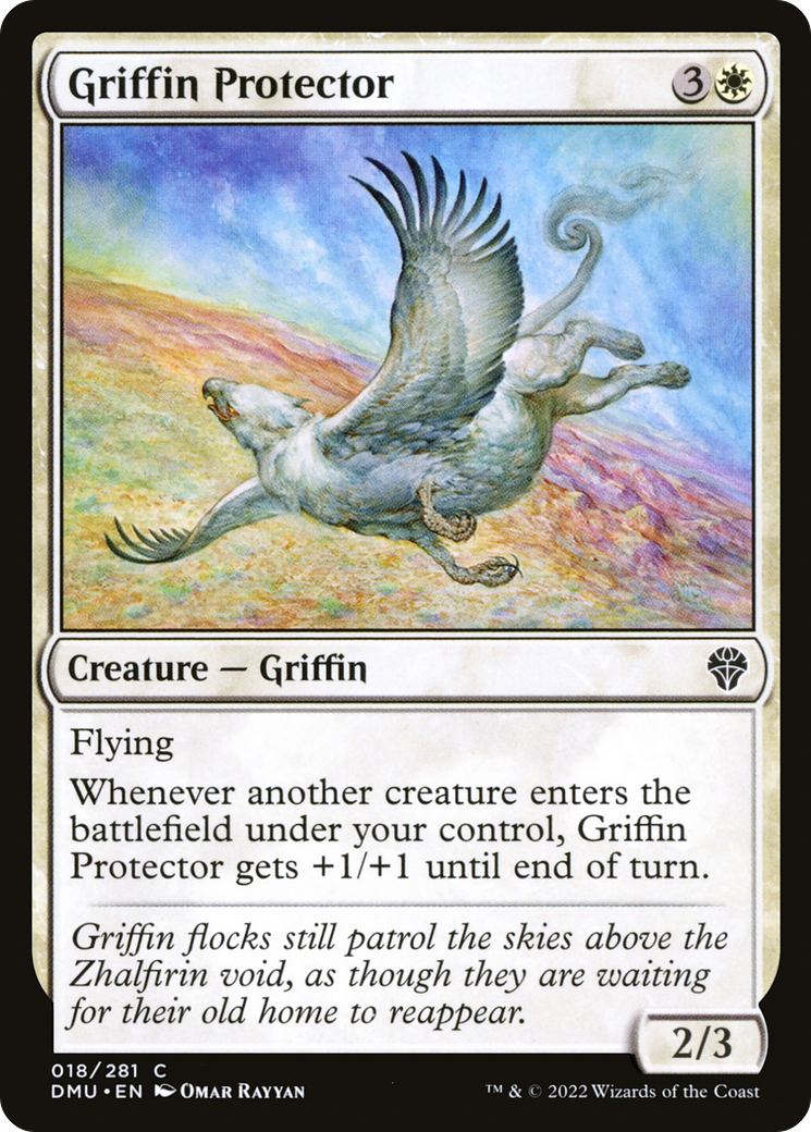 Griffin Protector - Common Creature — Griffin card from Dominaria United