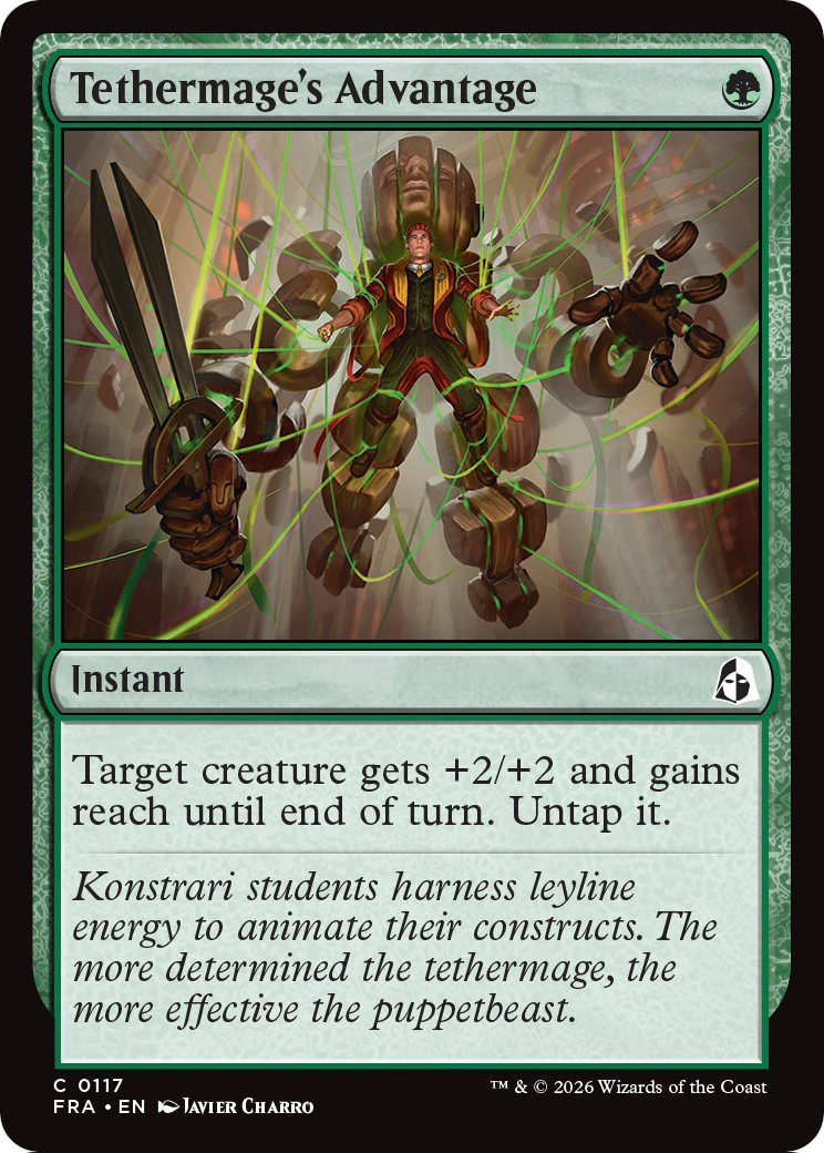 Tethermage's Advantage - Common Instant card from Reality Fracture