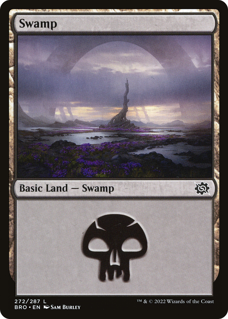 Swamp - Common Basic Land — Swamp card from The Brothers' War
