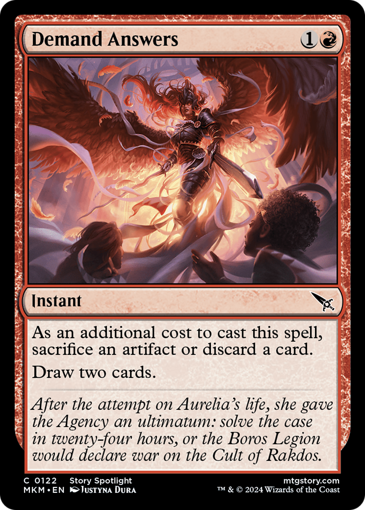 Demand Answers - Common Instant card from Murders at Karlov Manor