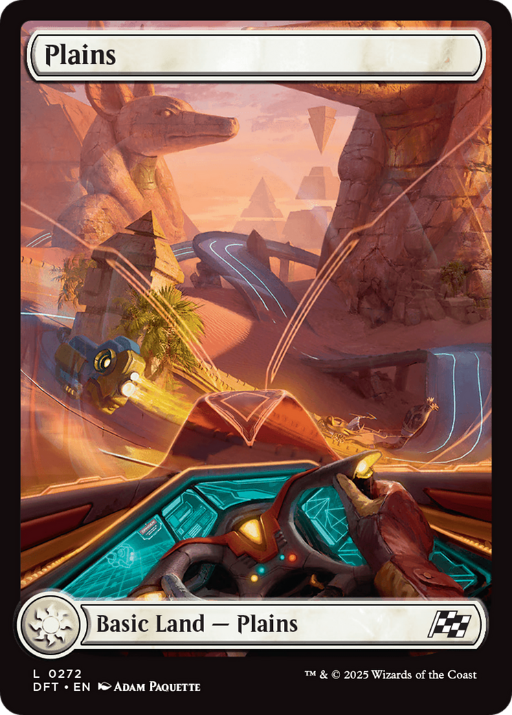 Plains - Common Basic Land — Plains card from Aetherdrift