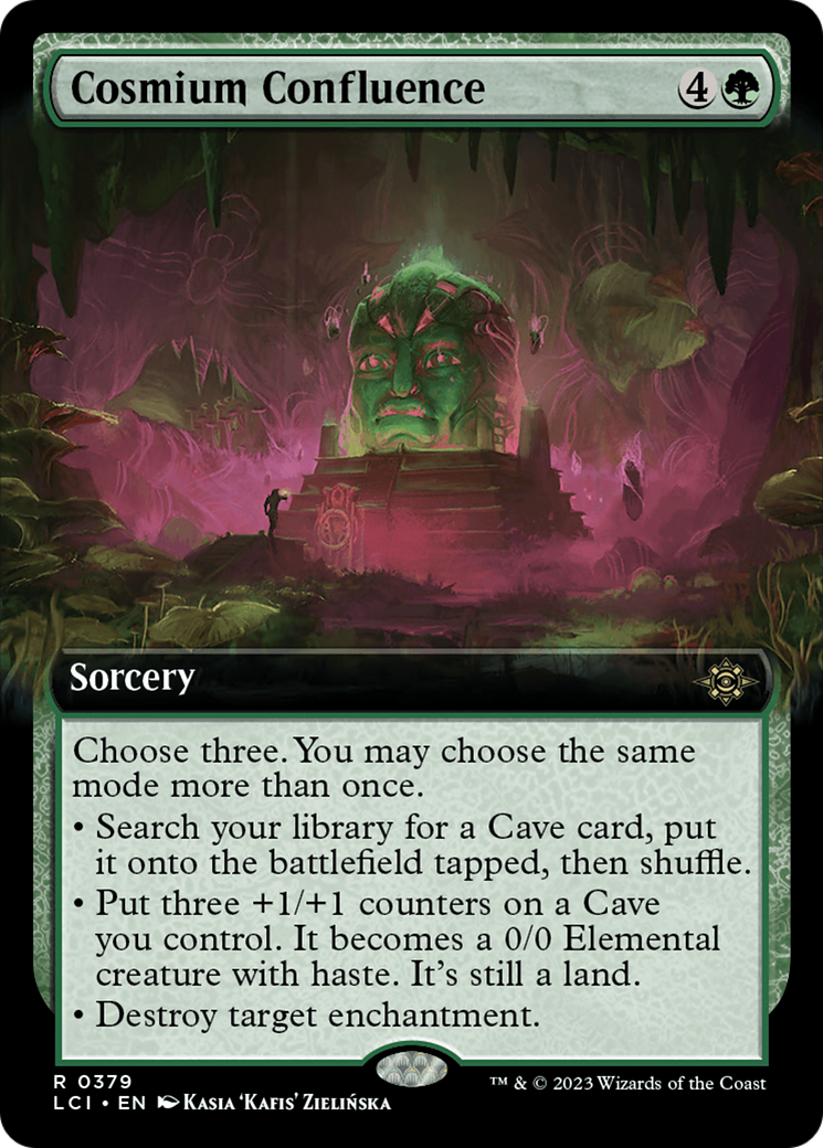 Cosmium Confluence - Rare Sorcery card from The Lost Caverns of Ixalan