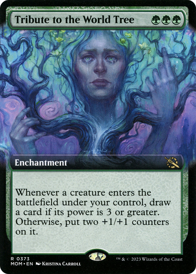 Tribute to the World Tree - Rare Enchantment card from March of the Machine