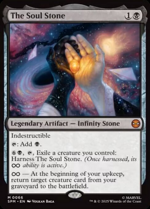 The Soul Stone - Mythic rare card from Marvel's Spider-Man