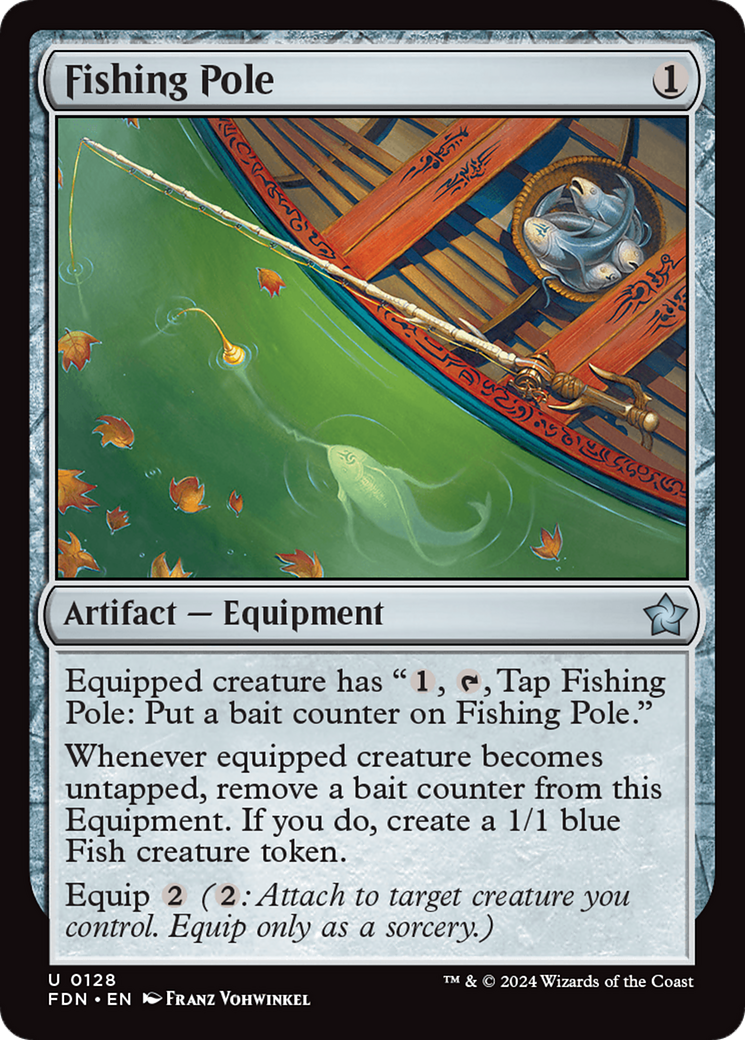 Fishing Pole - Uncommon Artifact — Equipment card from Foundations