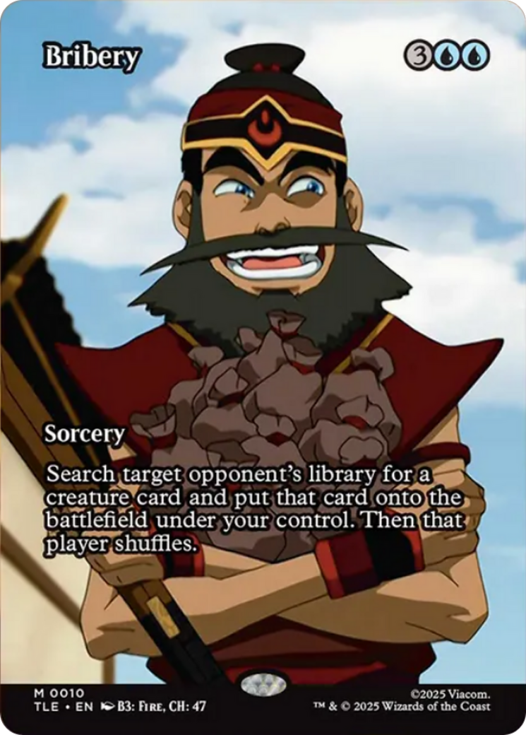 Bribery - Mythic Sorcery card from Avatar: The Last Airbender Eternal