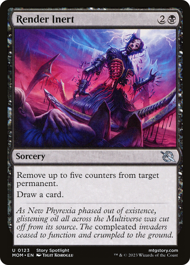 Render Inert - Uncommon Sorcery card from March of the Machine