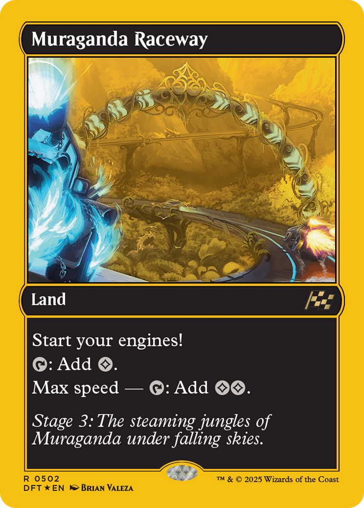 Muraganda Raceway - Rare Land card from Aetherdrift