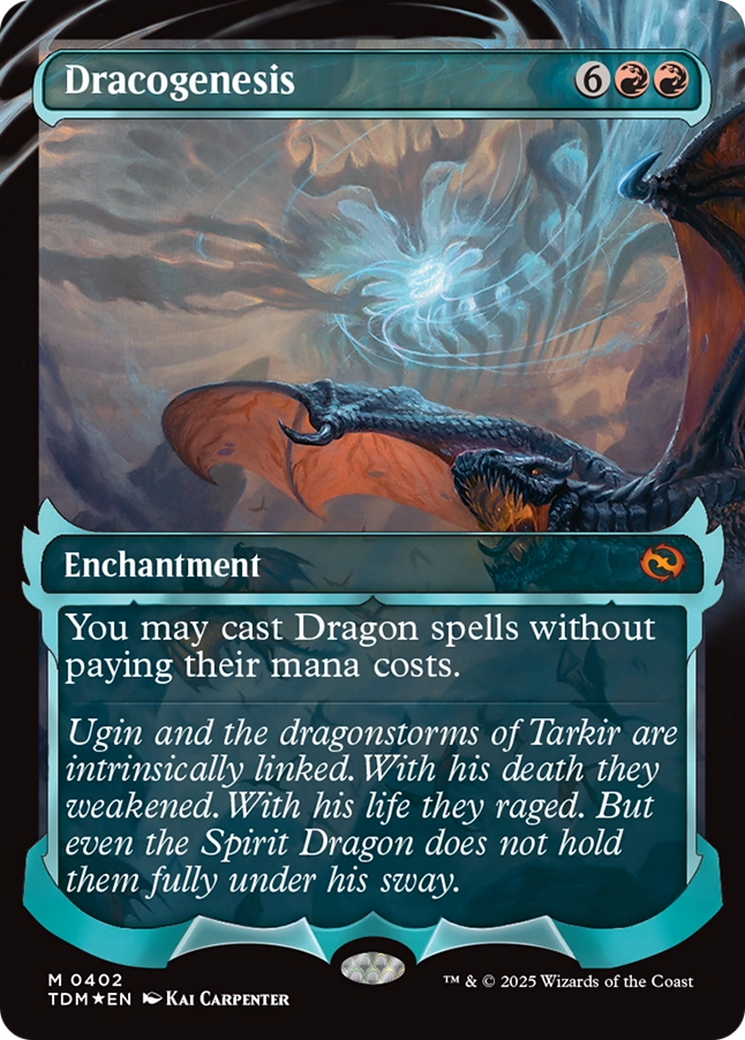 Dracogenesis - Mythic Enchantment card from Tarkir: Dragonstorm