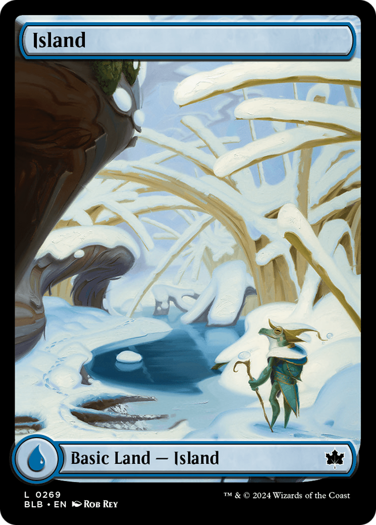Island - Common Basic Land — Island card from Bloomburrow