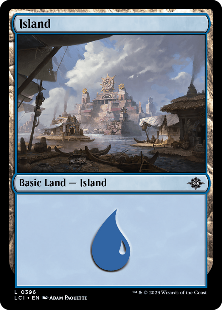 Island - Common Basic Land — Island card from The Lost Caverns of Ixalan