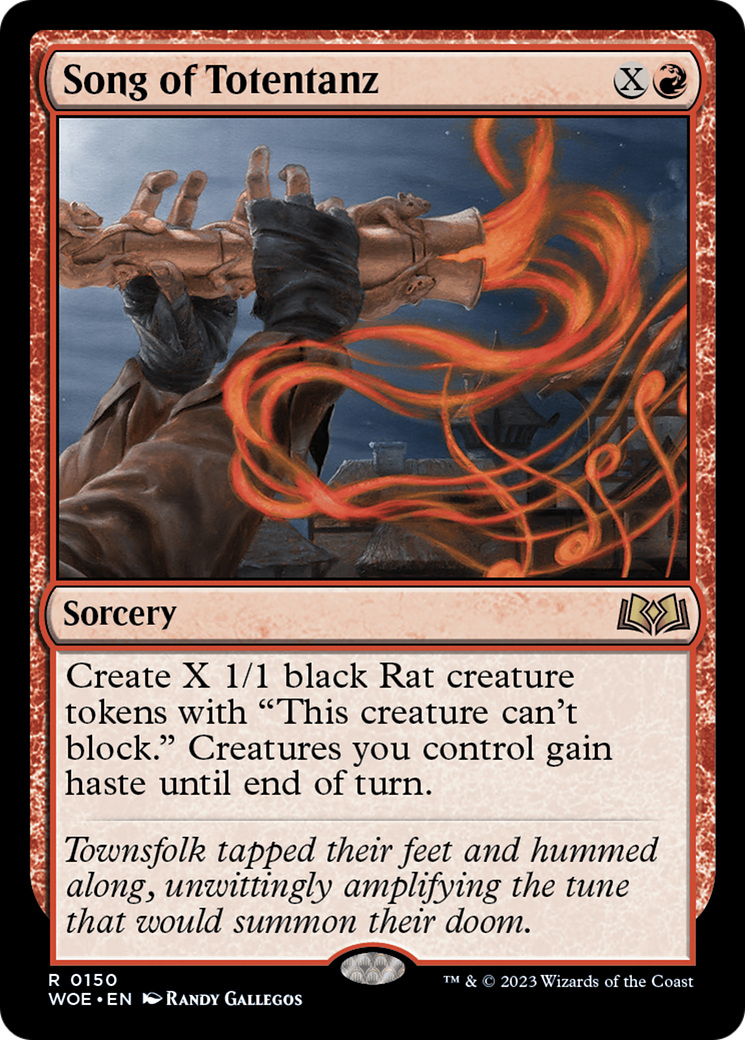 Song of Totentanz - Rare Sorcery card from Wilds of Eldraine