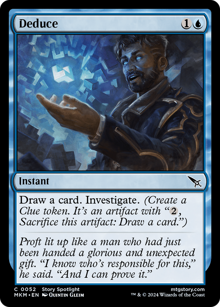 Deduce - Common Instant card from Murders at Karlov Manor