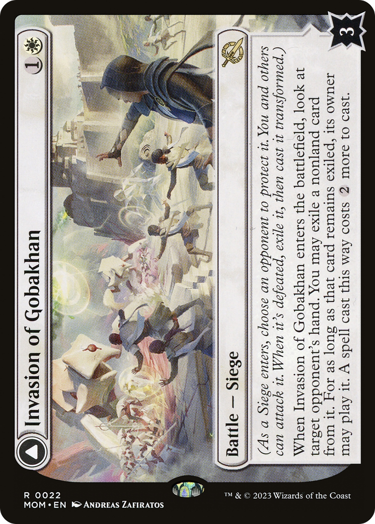 Invasion of Gobakhan // Lightshield Array - Rare Enchantment card from March of the Machine