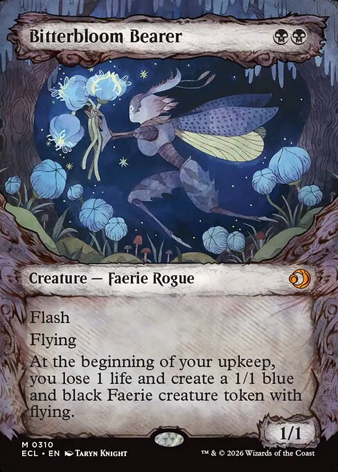 Bitterbloom Bearer - Mythic rare card from Lorwyn Eclipsed