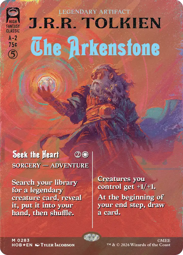 The Arkenstone // Seek the Heart - Mythic Legendary Artifact card from The Hobbit