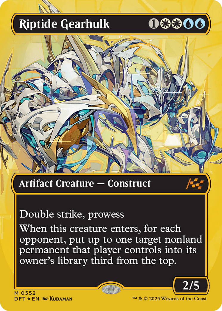 Riptide Gearhulk - Mythic Artifact Creature — Construct card from Aetherdrift
