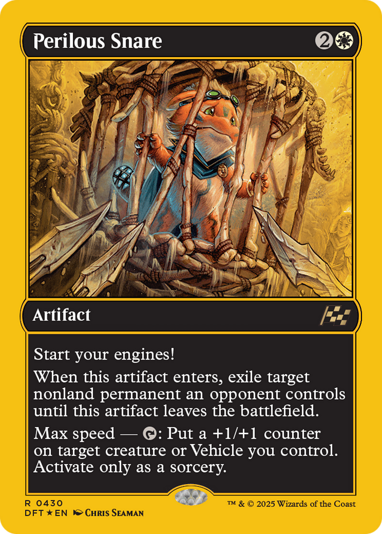 Perilous Snare - Rare Artifact card from Aetherdrift
