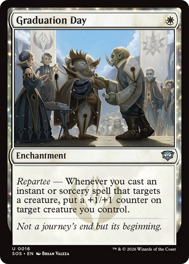 Graduation Day - Uncommon Enchantment card from Secrets of Strixhaven