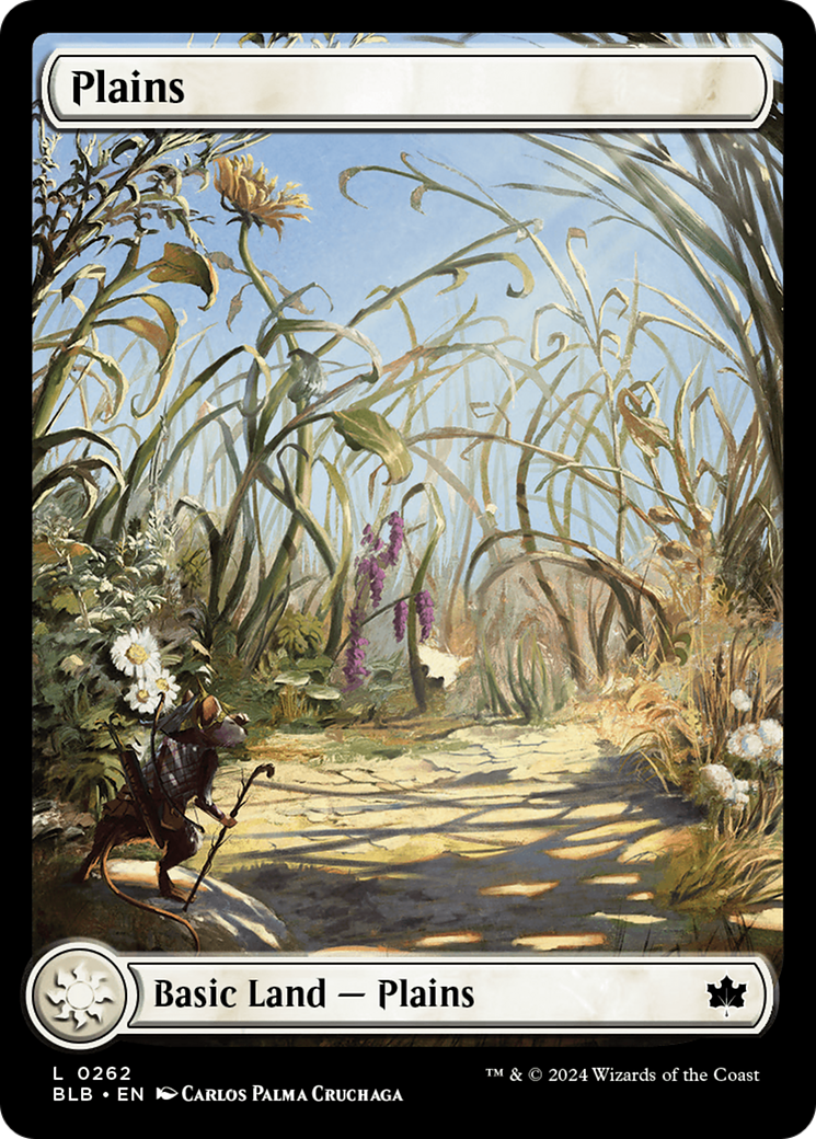Plains - Common Basic Land — Plains card from Bloomburrow
