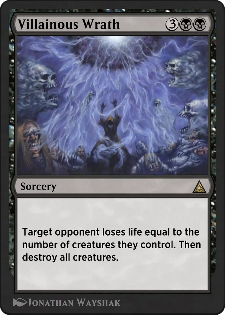 Villainous Wrath - Rare Sorcery card from Through the Omenpaths