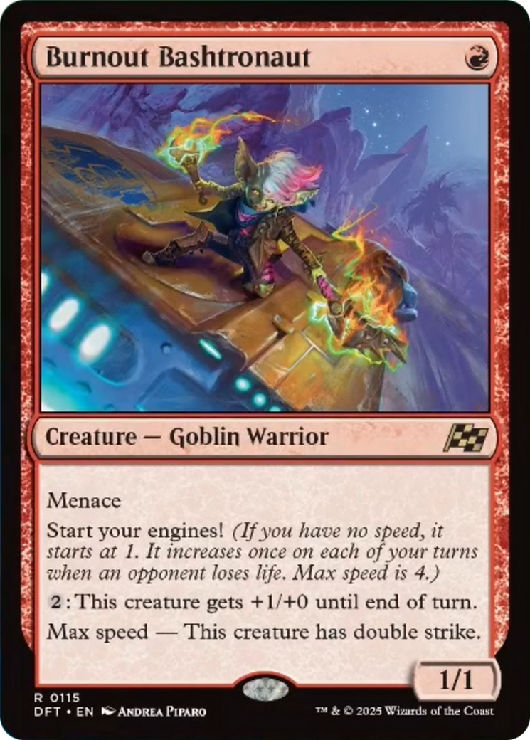 Burnout Bashtronaut - Creature — Goblin Warrior used in Boros main decks