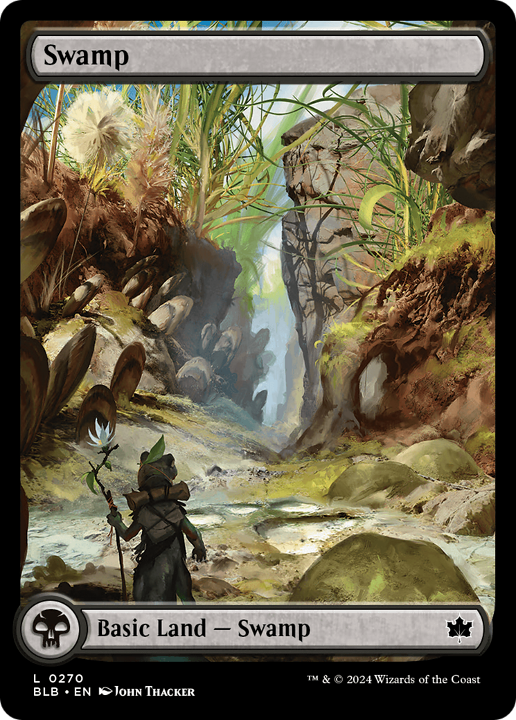 Swamp - Common Basic Land — Swamp card from Bloomburrow