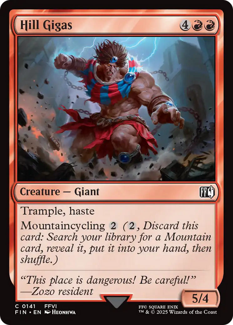 Hill Gigas - Common Creature — Giant card from Final Fantasy
