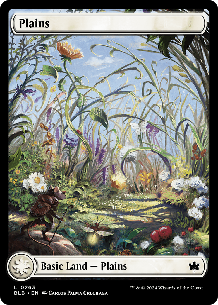Plains - Common Basic Land — Plains card from Bloomburrow