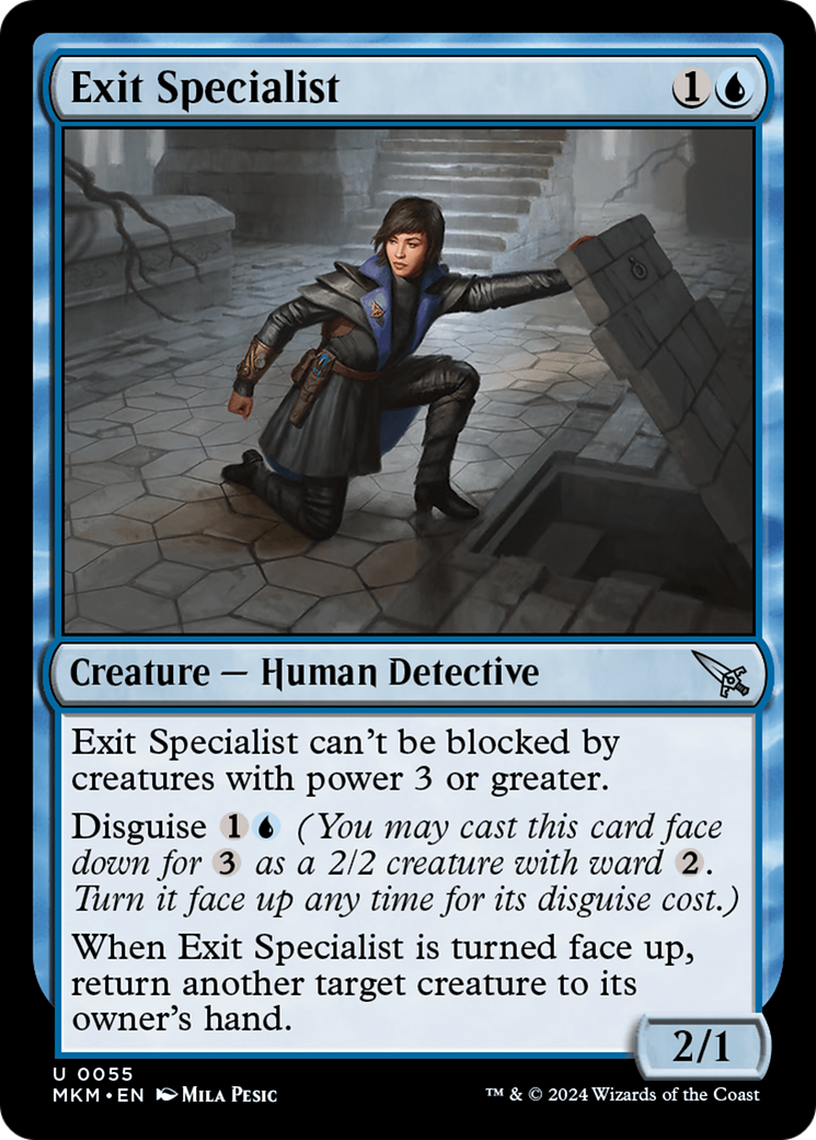 Exit Specialist - Uncommon Creature — Human Detective card from Murders at Karlov Manor