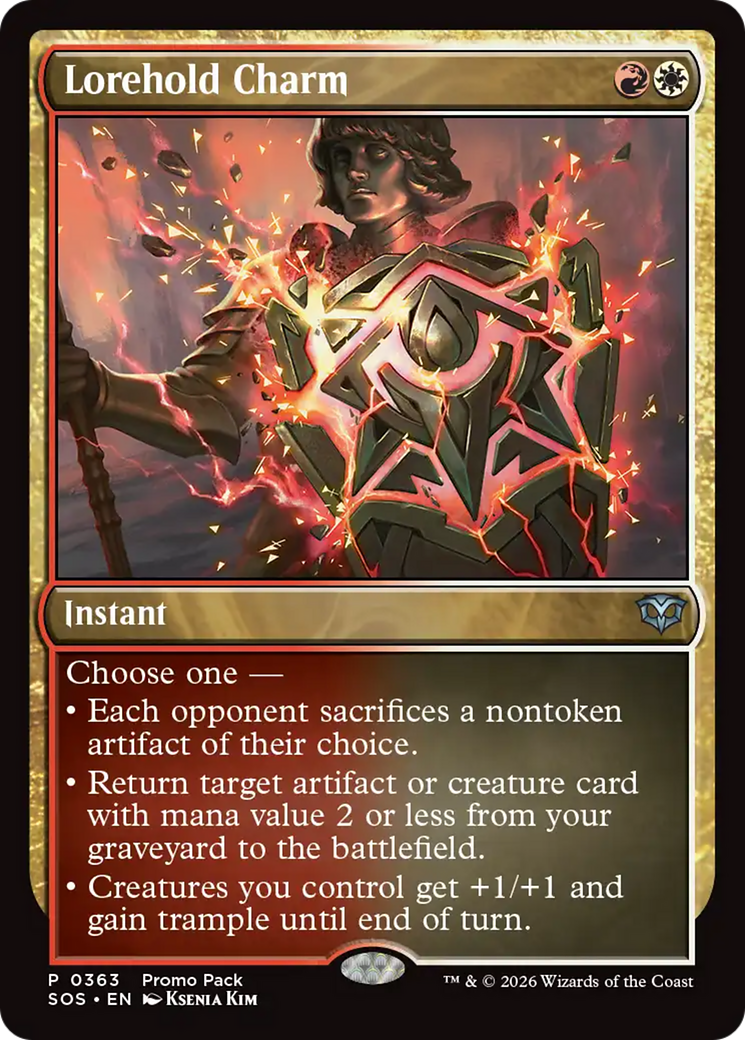Lorehold Charm - Uncommon Instant card from Secrets of Strixhaven