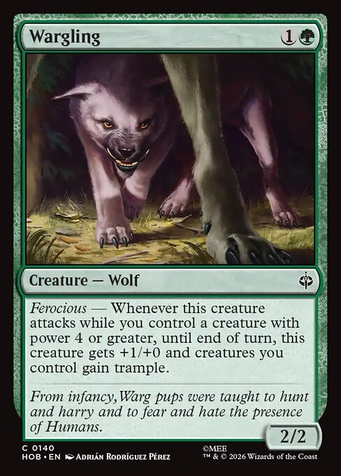 Wargling - Common card from HOB
