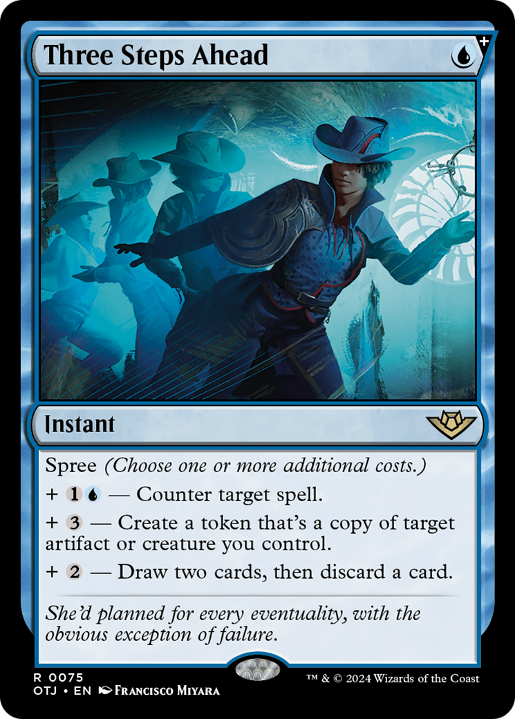 Three Steps Ahead - Instant used in 66.7% of Jeskai Control sideboards
