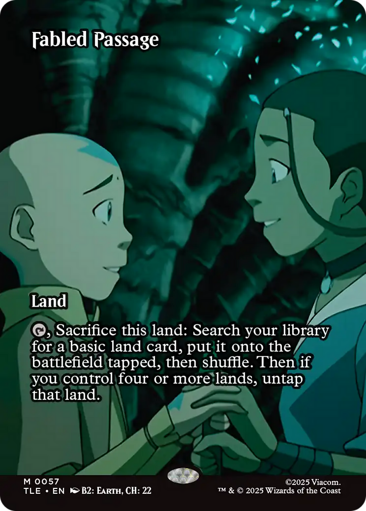 Fabled Passage - Mythic Land card from Avatar: The Last Airbender Eternal