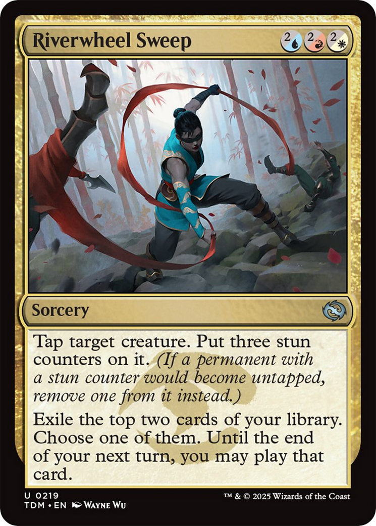 Riverwheel Sweep - Uncommon Sorcery card from Tarkir: Dragonstorm