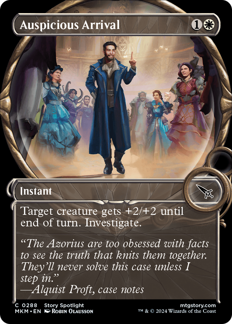 Auspicious Arrival - Common Instant card from Murders at Karlov Manor