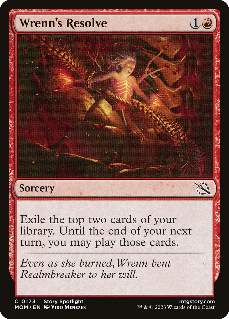 Wrenn's Resolve - Common Sorcery card from March of the Machine