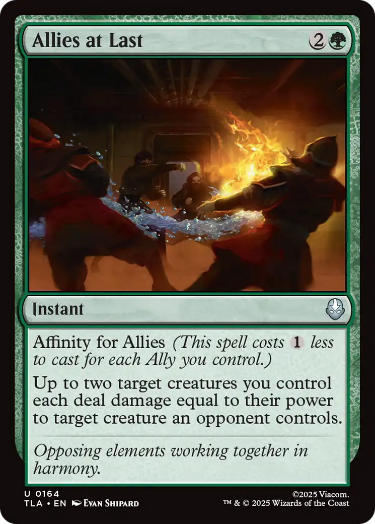 Allies at Last - Instant used in 50.0% of Domain (Non-Red) sideboards
