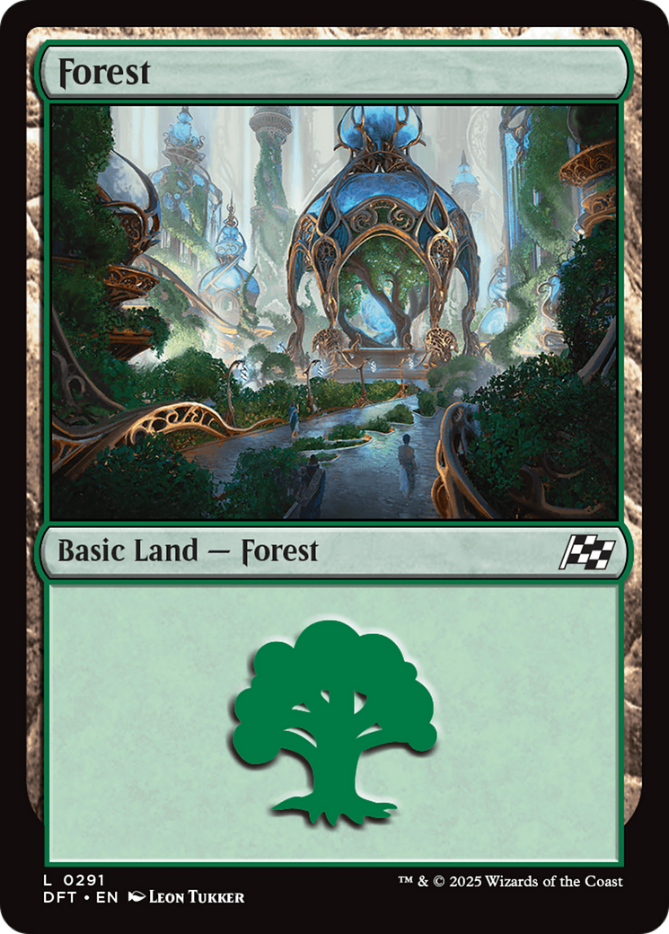Forest - Common Basic Land — Forest card from Aetherdrift