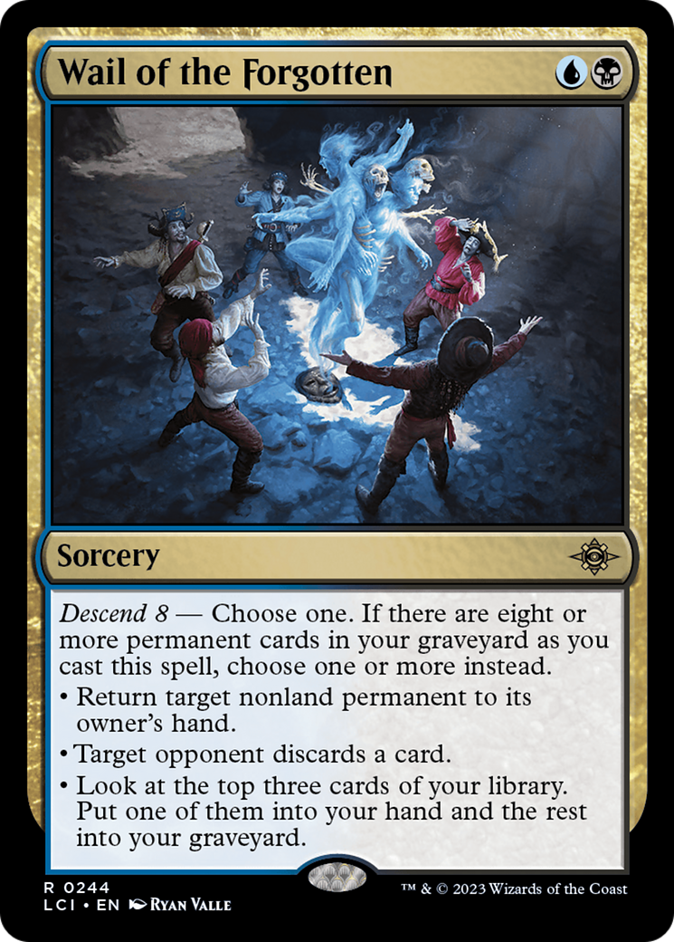 Wail of the Forgotten - Rare Sorcery card from The Lost Caverns of Ixalan