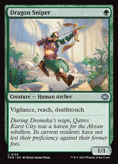 Dragon Sniper - Uncommon card from Tarkir: Dragonstorm