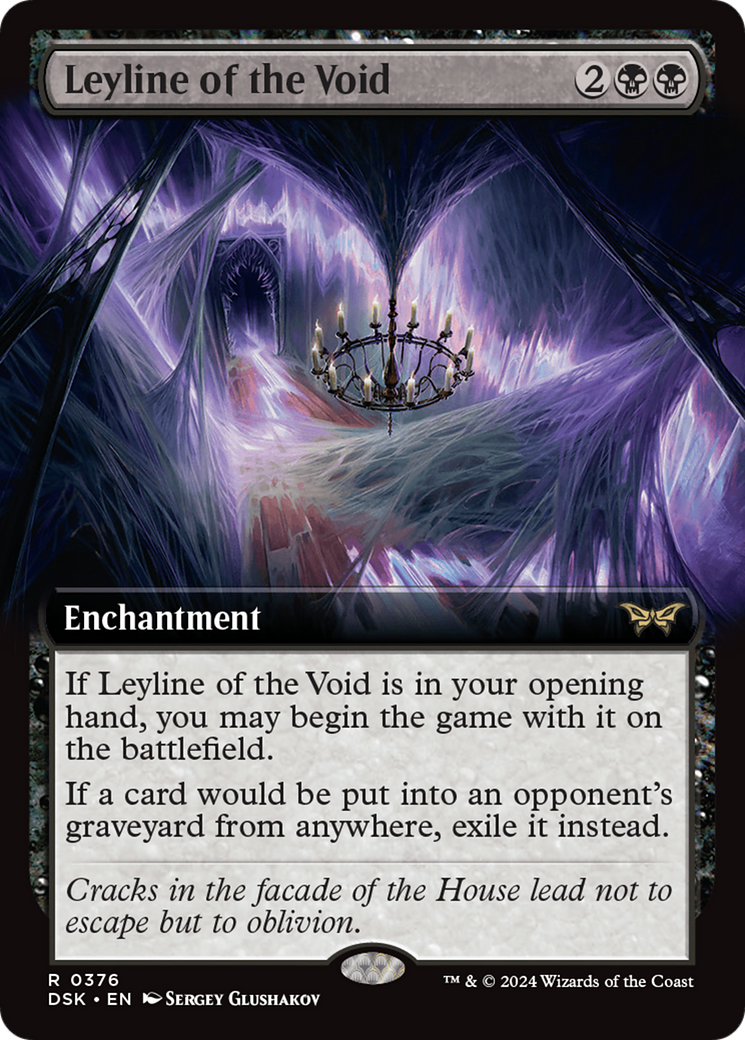 Leyline of the Void - Rare Enchantment card from Duskmourn: House of Horror