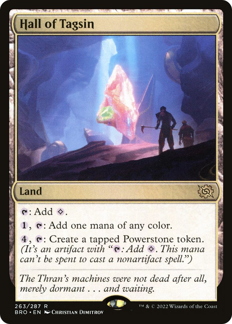 Hall of Tagsin - Rare Land card from BRO