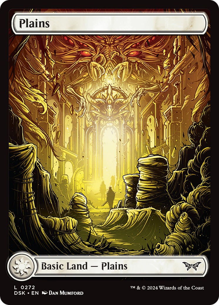 Plains - Common Basic Land — Plains card from Duskmourn: House of Horror