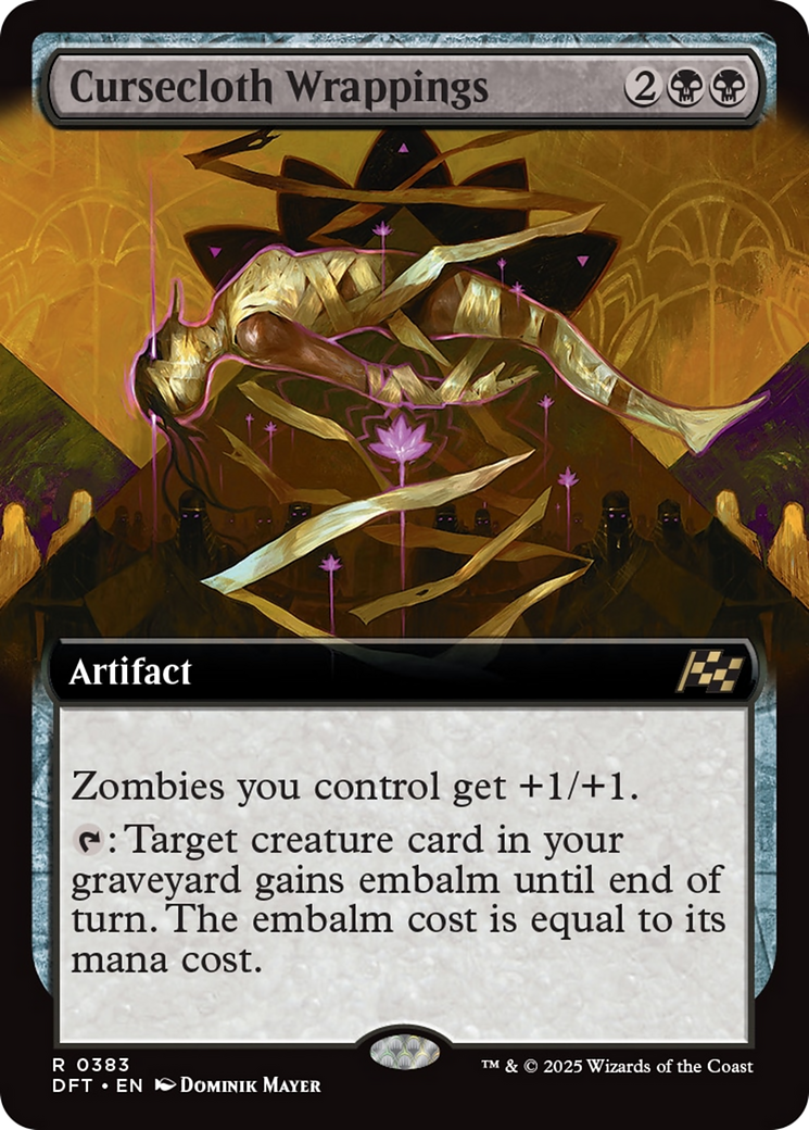 Cursecloth Wrappings - Rare Artifact card from Aetherdrift