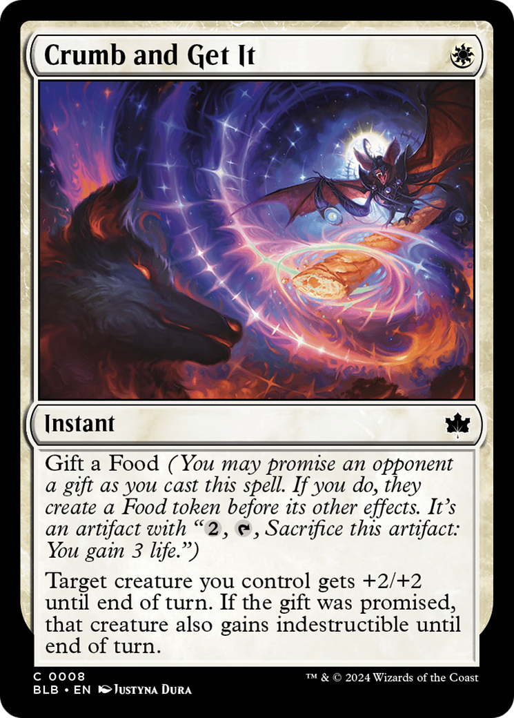 Crumb and Get It - Common Instant card from Bloomburrow