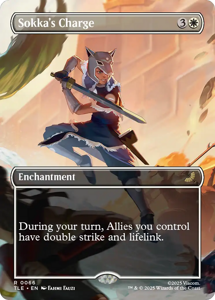 Sokka's Charge - Rare Enchantment card from Avatar: The Last Airbender Eternal
