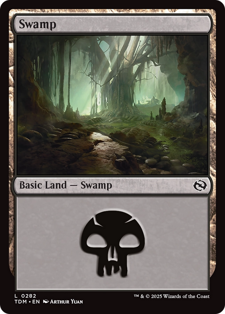Swamp - Common Basic Land — Swamp card from Tarkir: Dragonstorm