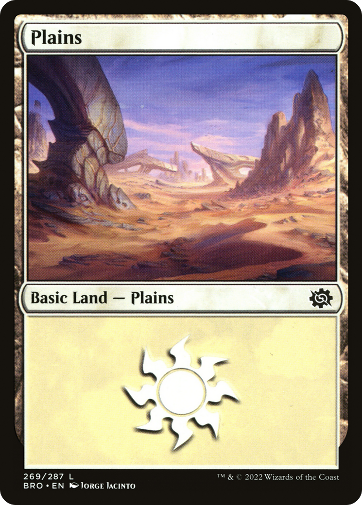 Plains - Common Basic Land — Plains card from The Brothers' War