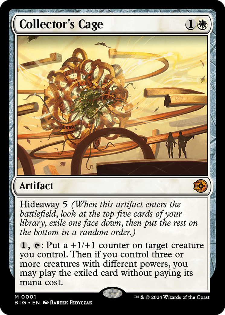 Collector's Cage - Mythic Artifact card from The Big Score